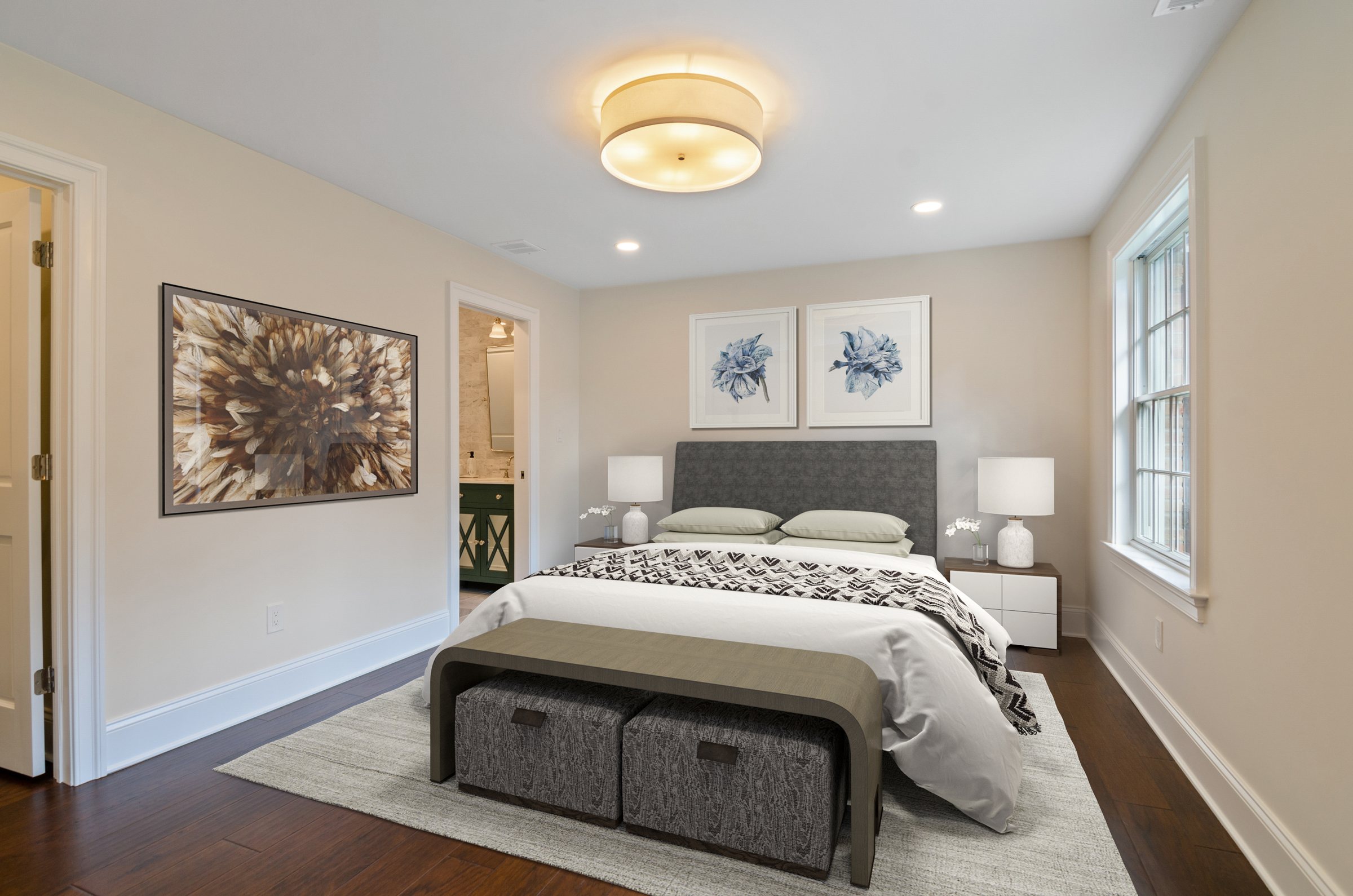 5th Bedroom Staged